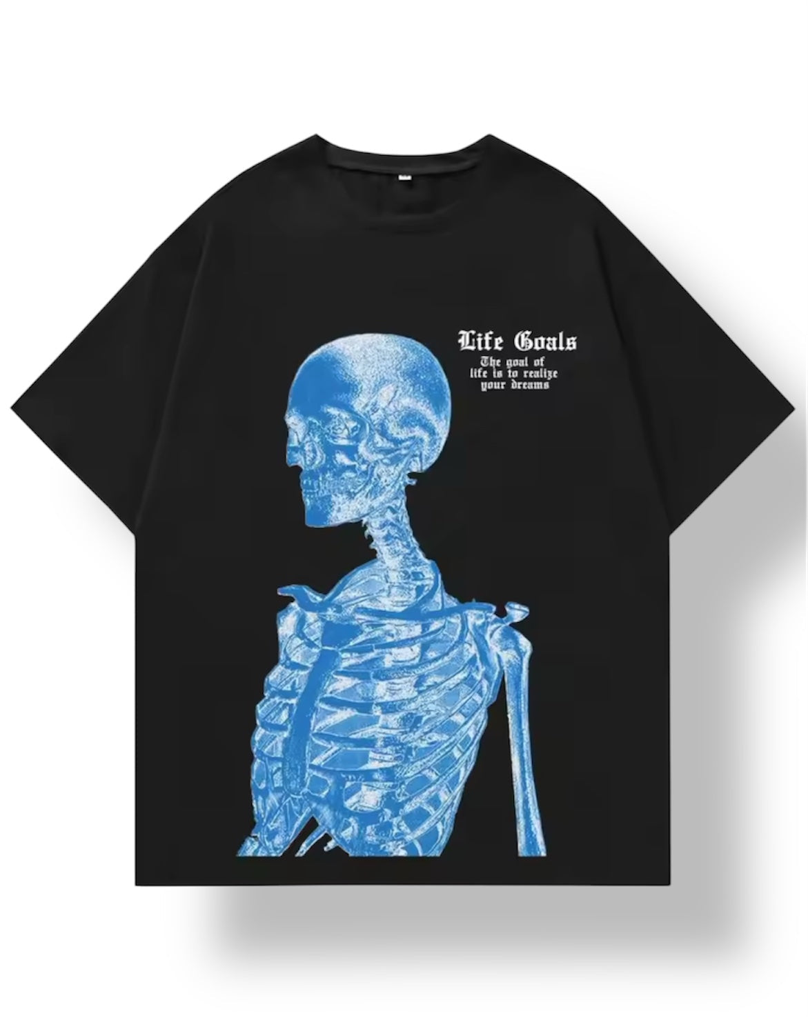 SKELETON GRAPHIC TEE SHIRT