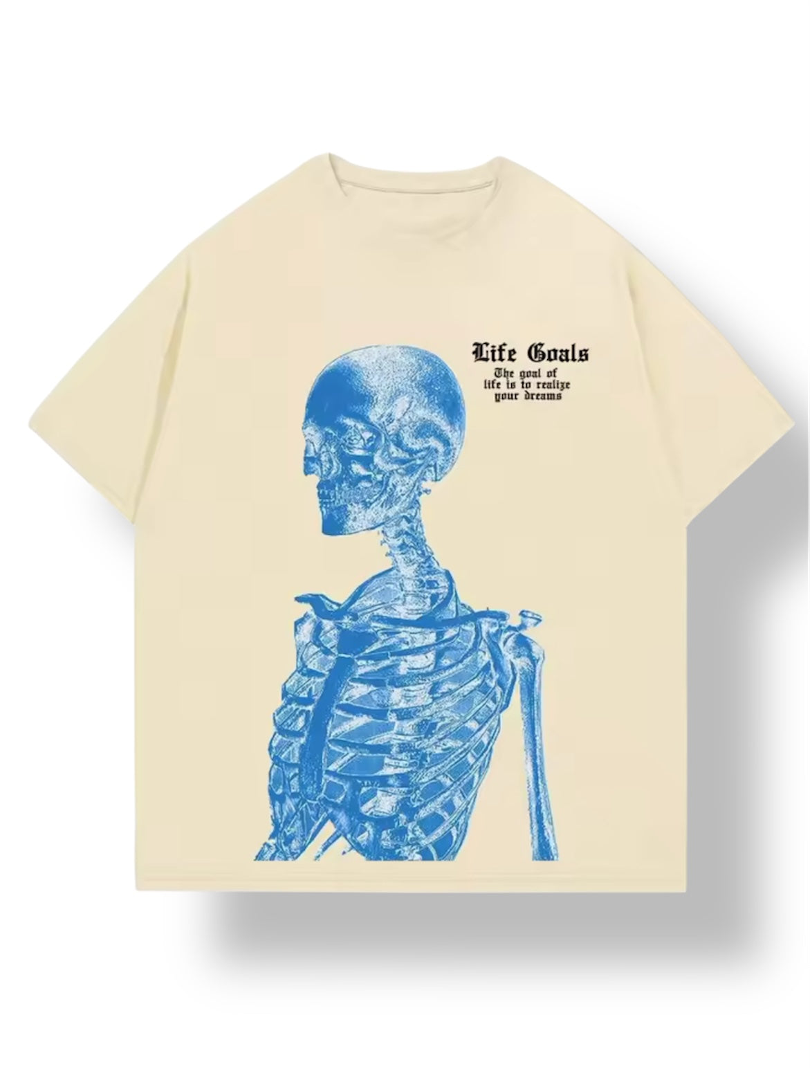 SKELETON GRAPHIC TEE SHIRT