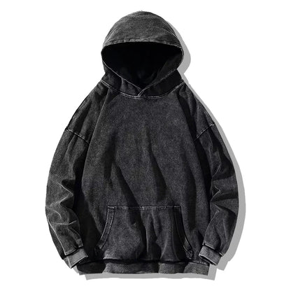 ACID WASHED BLANK HOODIE
