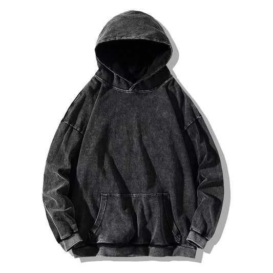 ACID WASHED BLANK HOODIE
